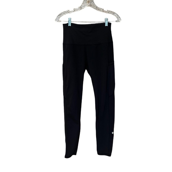 Love & Fit Full Length Black Stay Put Leggings Size Large - Picture 1 of 11